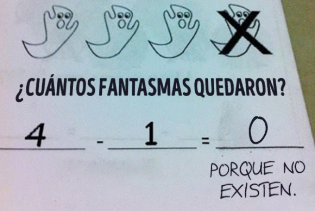 Respuestas ingeniosas. Cuantos fantasmas quedaron