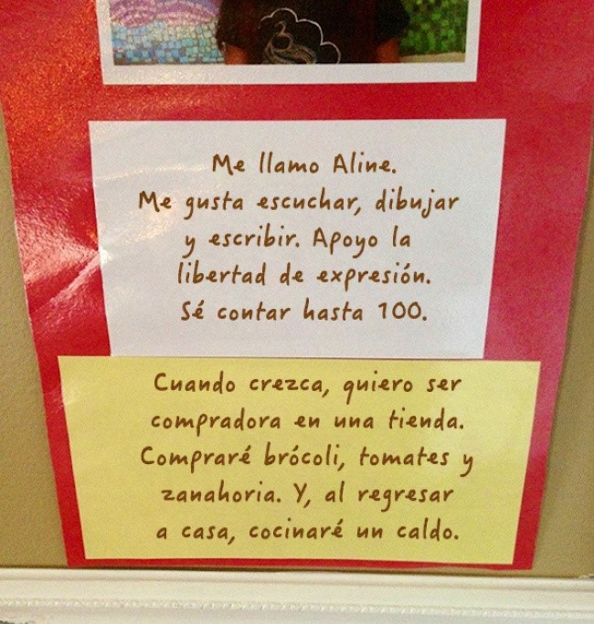 Respuestas ingeniosas. Me llamo Aline y quiero ser compradora