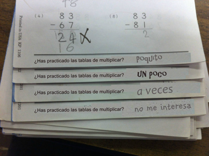 Respuestas ingeniosas. Has practicado las tablas de multiplicar