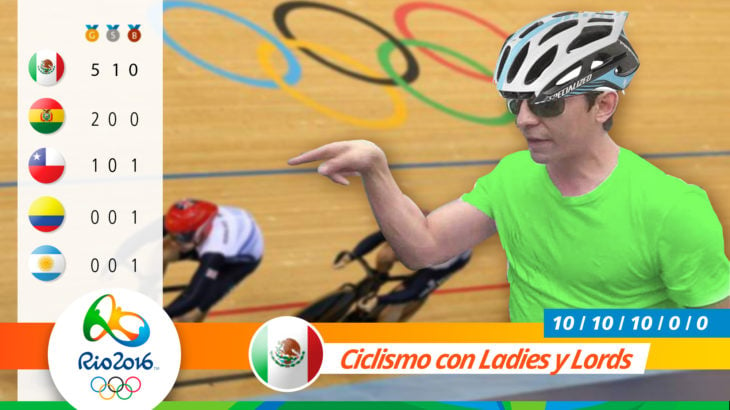 Medalla olímpica por ciclismo de ladies y lords