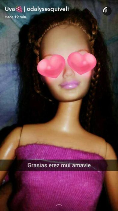 Barbie con ojos de corazon