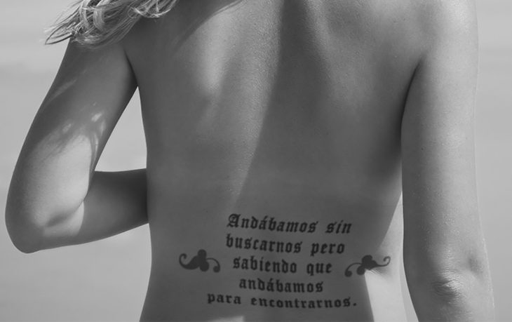 tatuaje frase en español