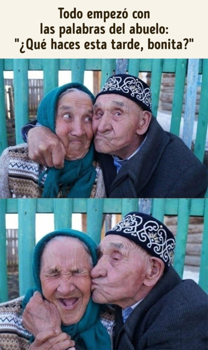 ancianos enamorados