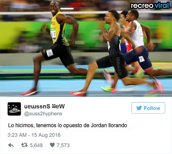 bolt sonriendo