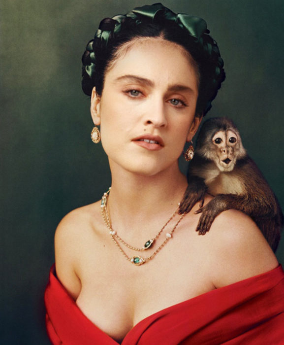 madonna como frida kahlo