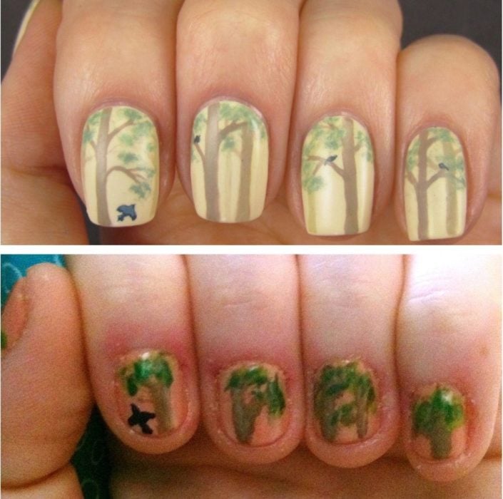 manicura de bosque