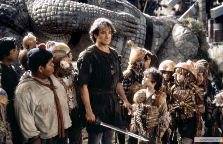 Peter Pan y los Niños Perdidos en la película Hook