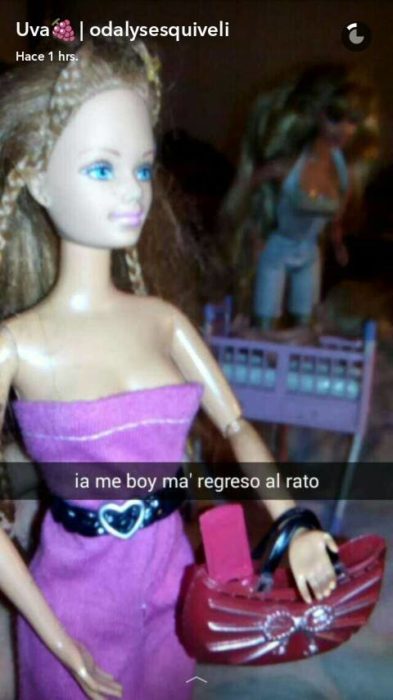 Barbie se despide de su mama