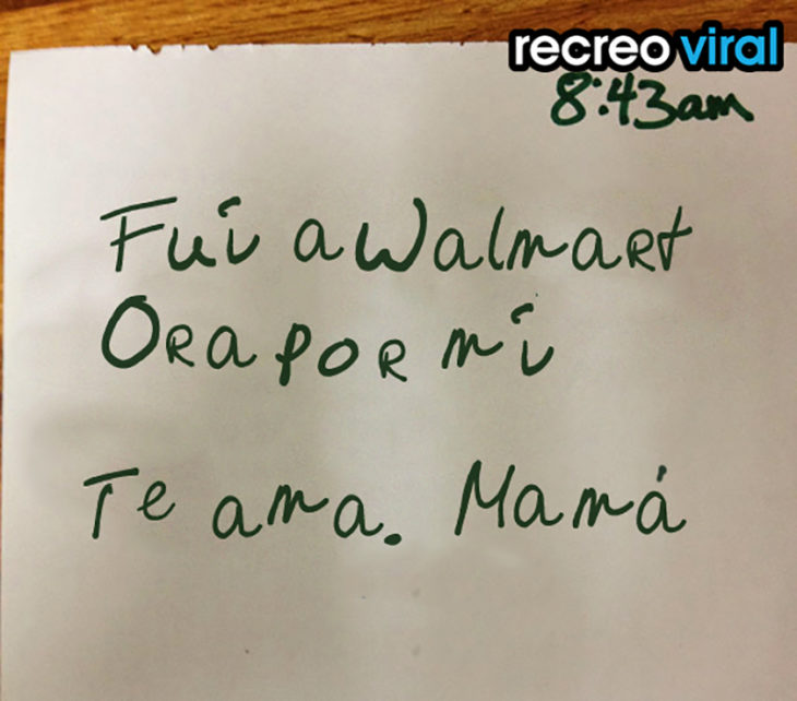 nota fui a walmart