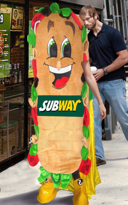 cuerpo de subway