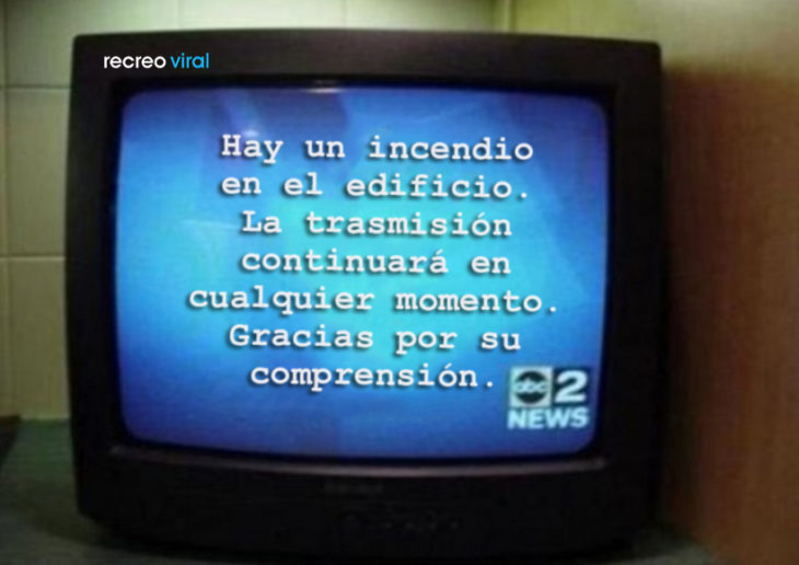 Corte en programación por incendio en el edificio