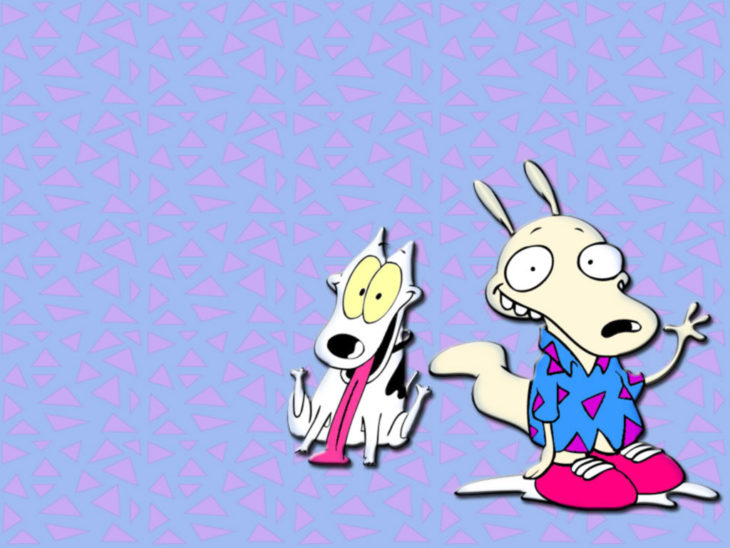 La vida moderna de Rocko wallpaper - Rocko y su perro