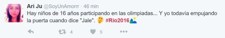 Los mejores tuits de Río 2016. Yo todavía empujo la puerta cuando dice jale