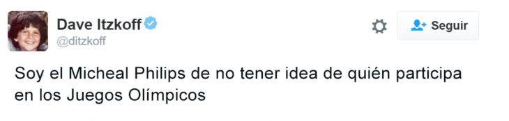 Los mejores tuits de Río 2016. Soy el Michael Philips de no saber quien participa