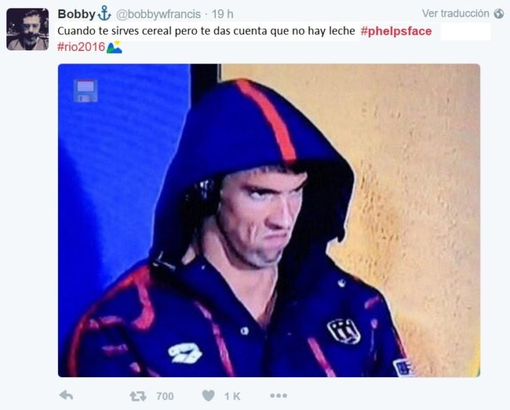 PhelpsFace te ssirves cereal y no hay leche