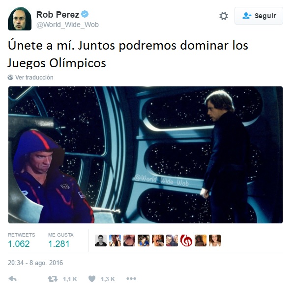 PhelpsFace. Juntos dominaremos los juegos olimpicos