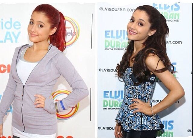 ariana grande antes y después