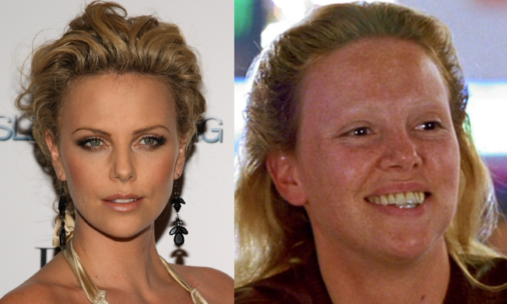 charlize theron antes y después