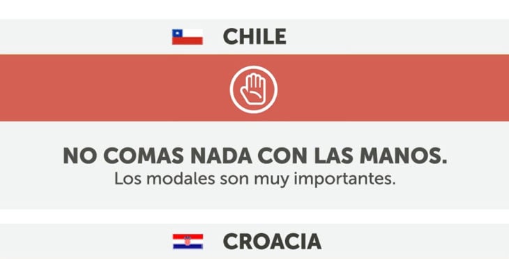 cosas que no debes hacer en chile