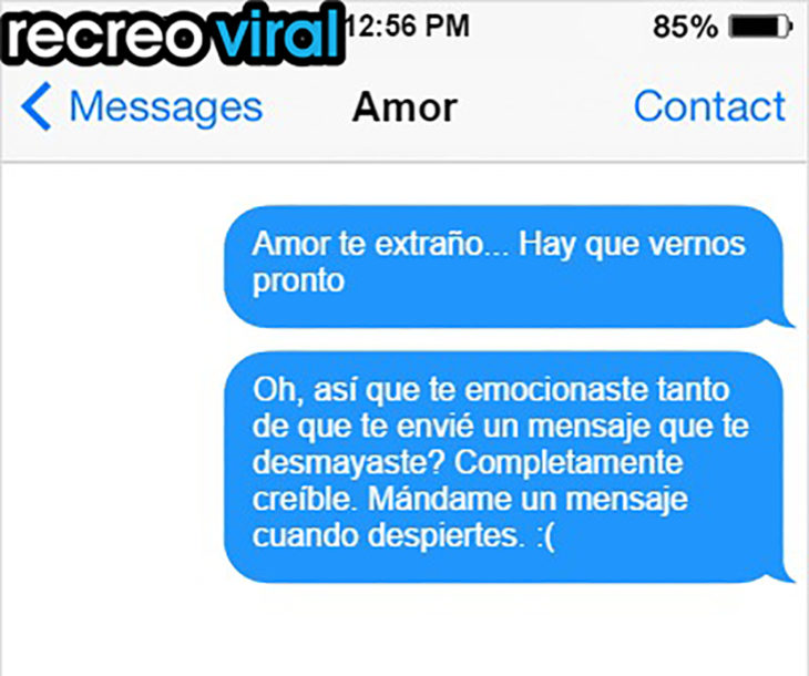 conversación celular te extraño