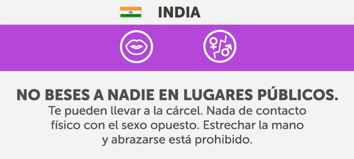 cosas que no debes hacer en india