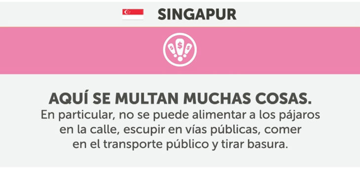 cosas que no debes hacer en singapur