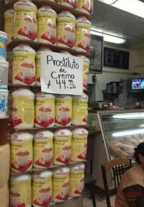 prostituto de crema