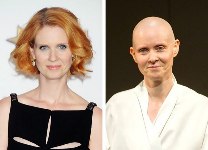 cynthia nixon en wit