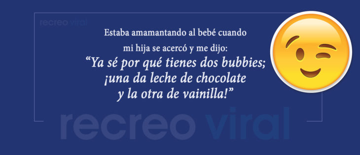 Cosas niños dicen o hacen - una boobie de vainilla y otra de chocolate