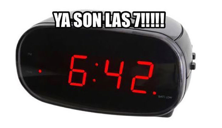 reloj alarma