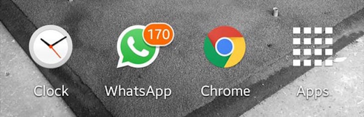 notificación de whatsapp