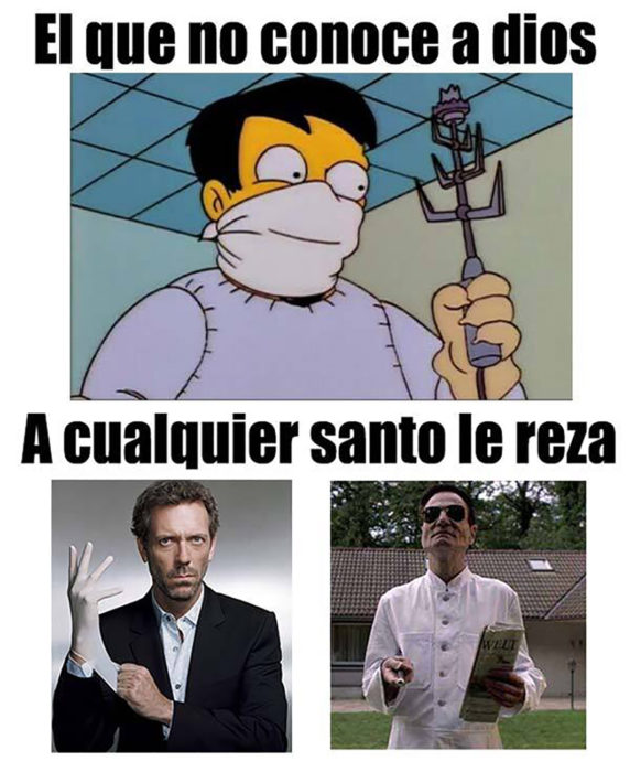 meme doctor de los simpson