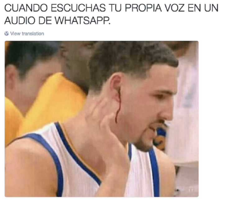 hombre con la oreja sangrando