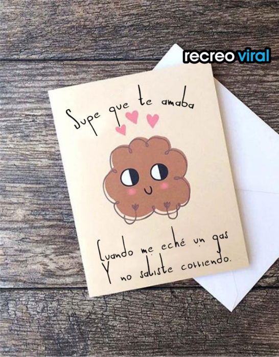 tarjeta de amor cómica