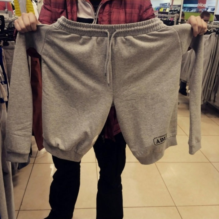 pants cortos con mangas