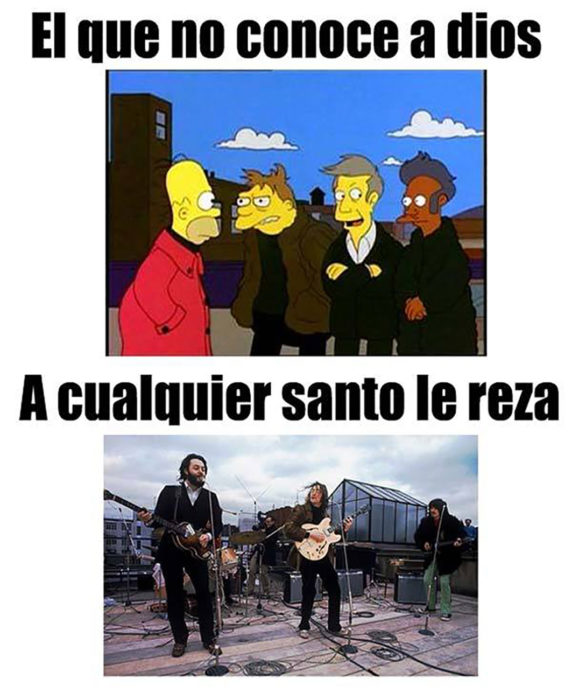 parodia simpson los beatles 