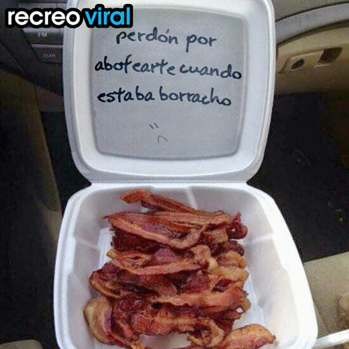 plato de tocino