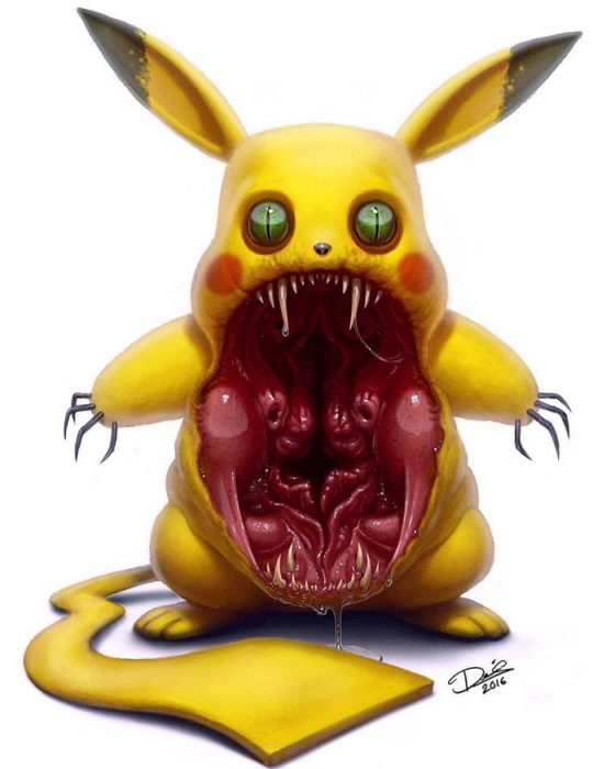 pikachu monstruo 