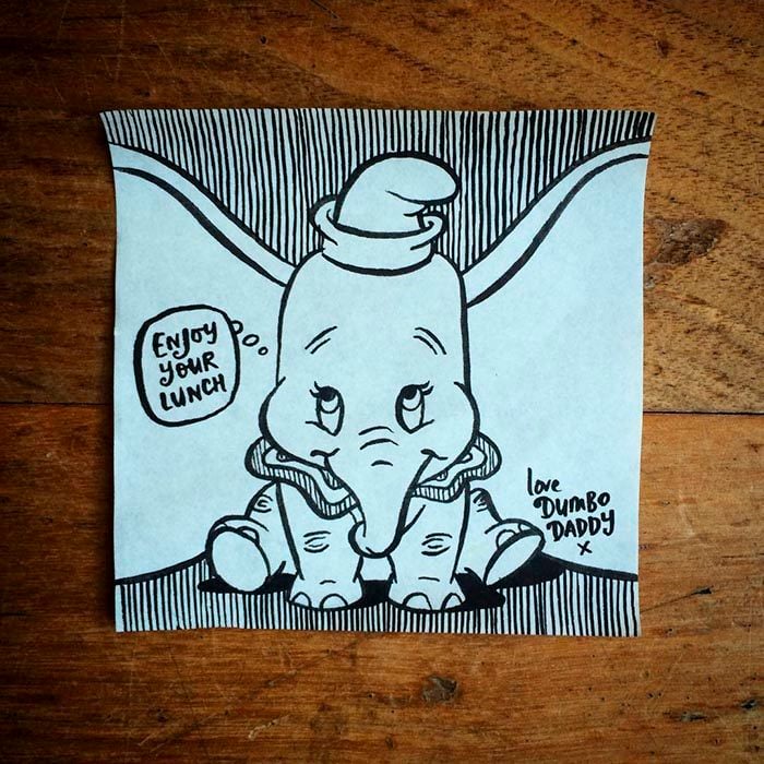 post it de dumbo