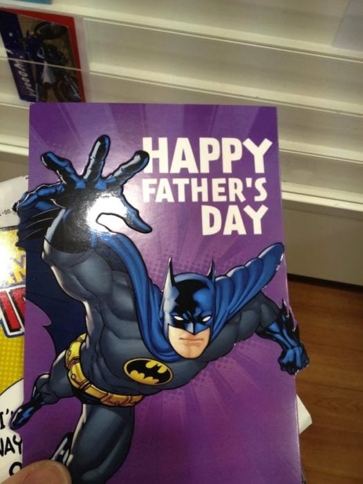 tarjeta de felicitación de batman