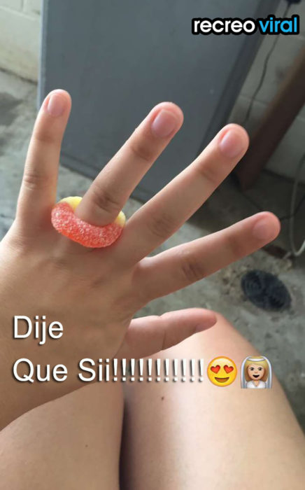 anillo de gomita