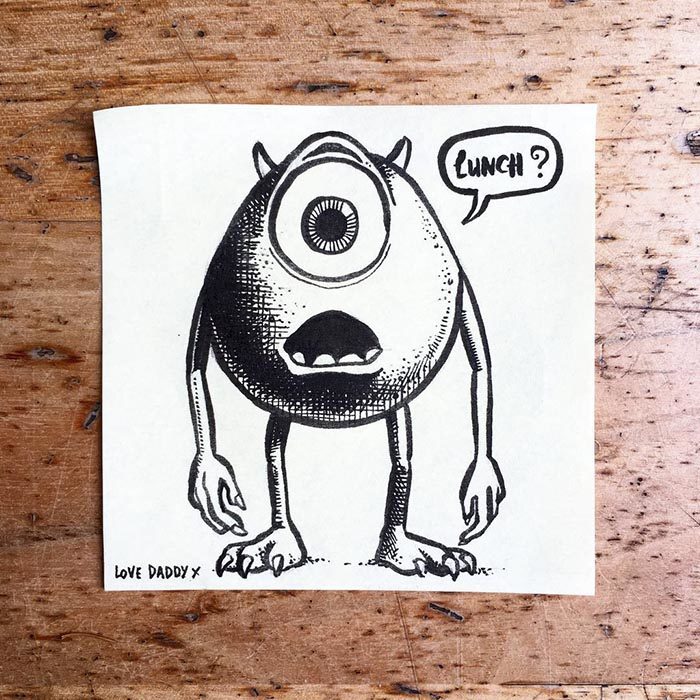 ilustración de mike wazowski 