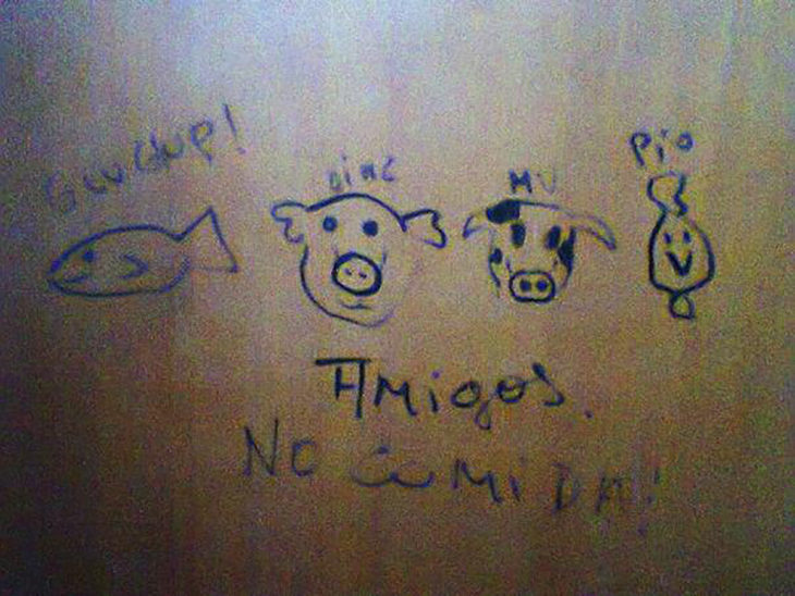 dibujos de animales en pared
