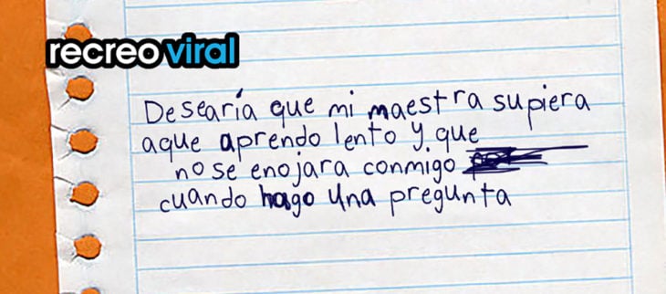 nota quisiera que mi maestro no se enoje cuando pregunto