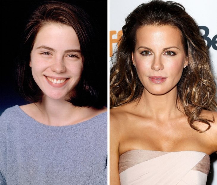 Kate Beckinsale antes y después de ser famosa