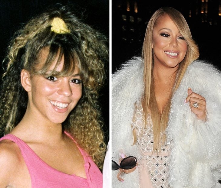 Mariah Carey antes y después de ser famosa