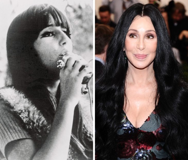 Cher antes y después de ser famosa