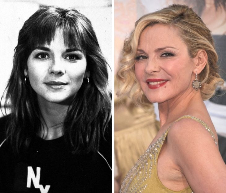 Kim Cattrall antes y después de ser famosa