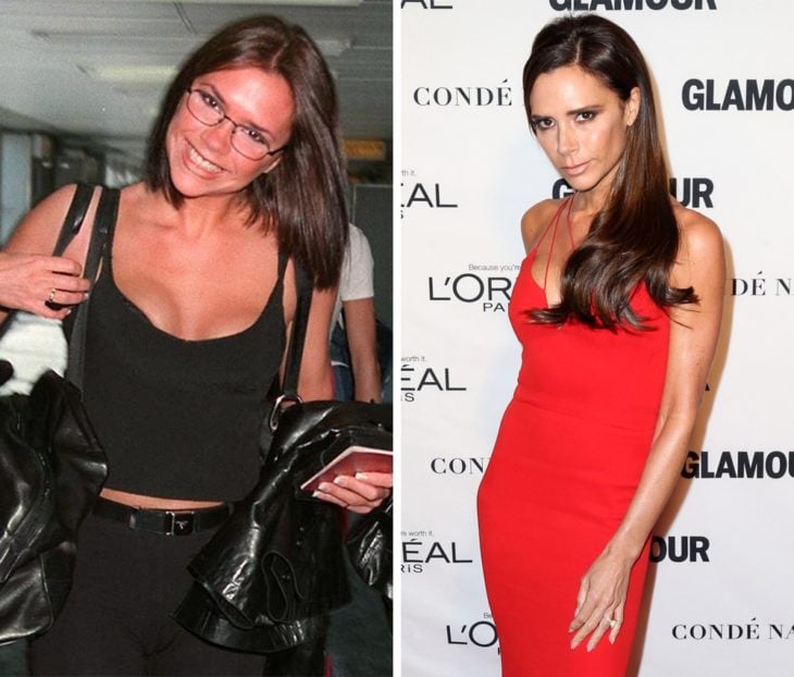 Victoria Beckham antes y después de ser famosa