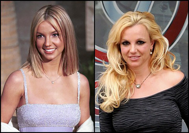 britney antes y después